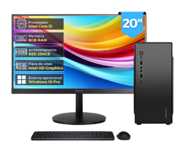 COMPUTADOR COMPLETO TOP INTEL CORE I5 4570, 8GB RA