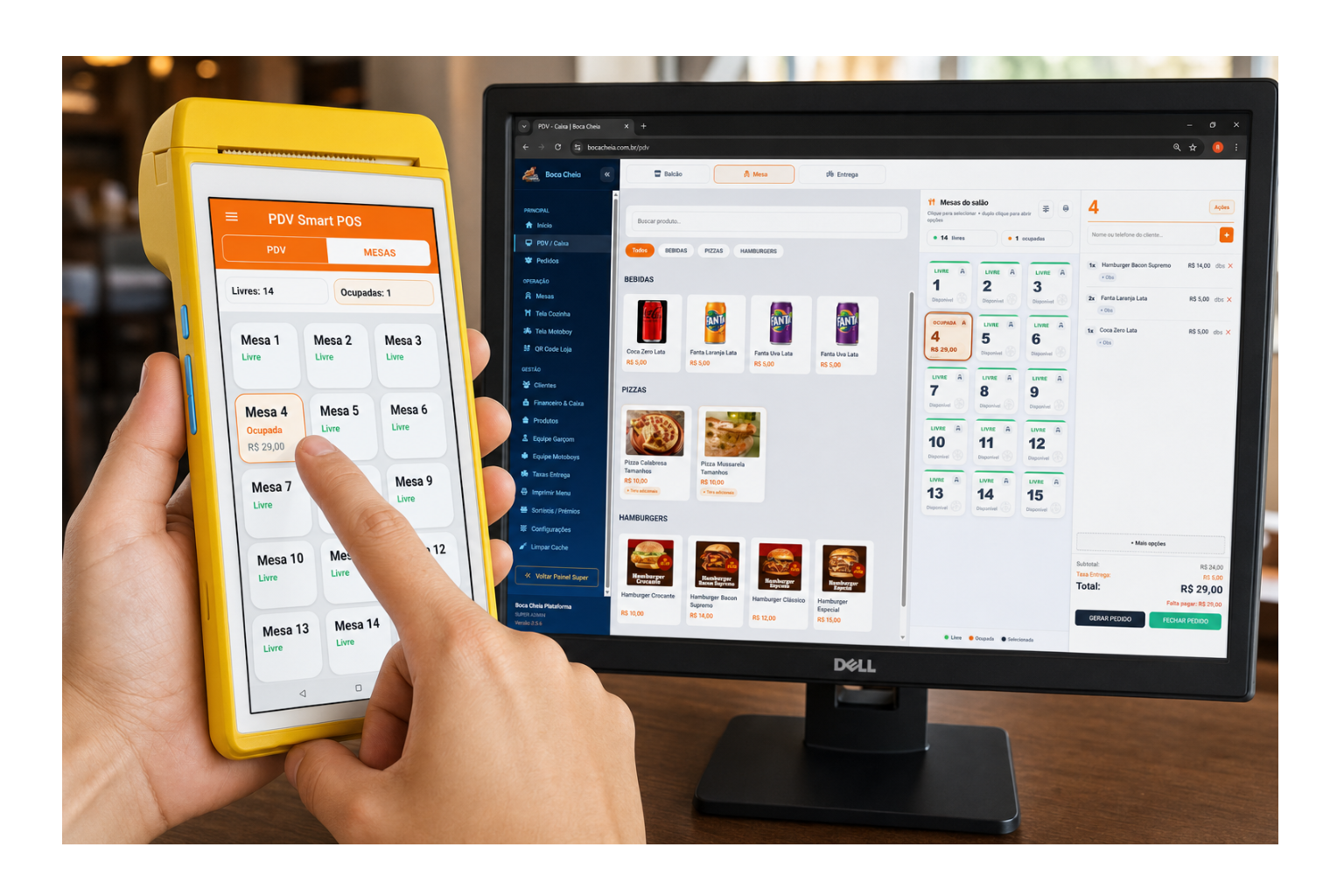 SISTEMA PARA RESTAURANTE C/ APP GA?OM